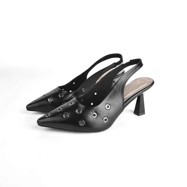 City Lights Eyelet Sling heels