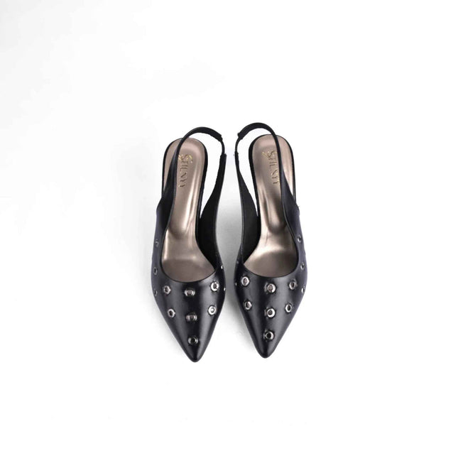 City Lights Eyelet Sling heels