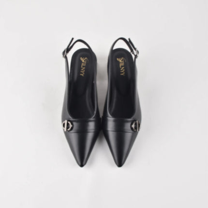 DARK MODE BLOCK HEELS - Stilnyy