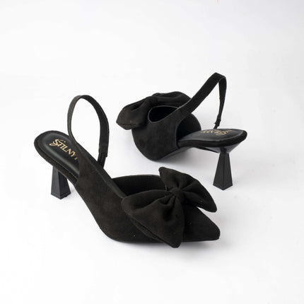 Midnight Charm Bow Heels - Stilnyy