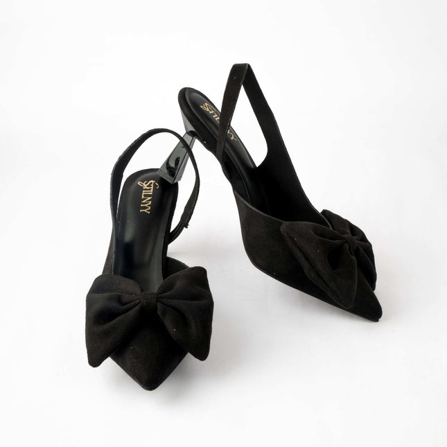 Midnight Charm Bow Heels - Stilnyy