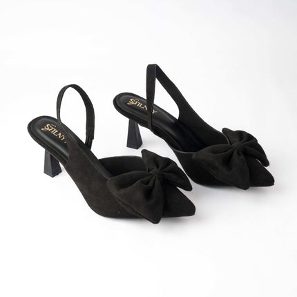 Midnight Charm Bow Heels - Stilnyy