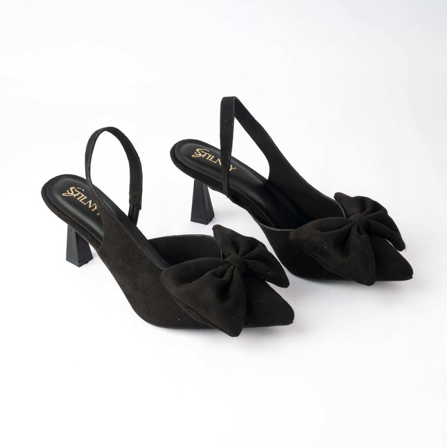 Midnight Charm Bow Heels - Stilnyy