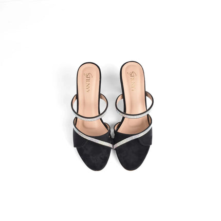 Noir Crystal Muse Heels - Stilnyy