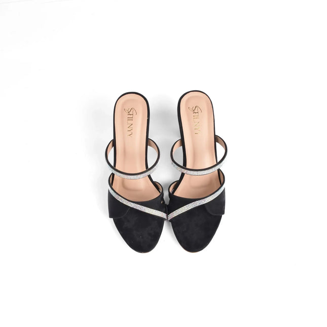 Noir Crystal Muse Heels - Stilnyy